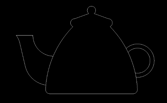 如何用CAD绘制茶壶